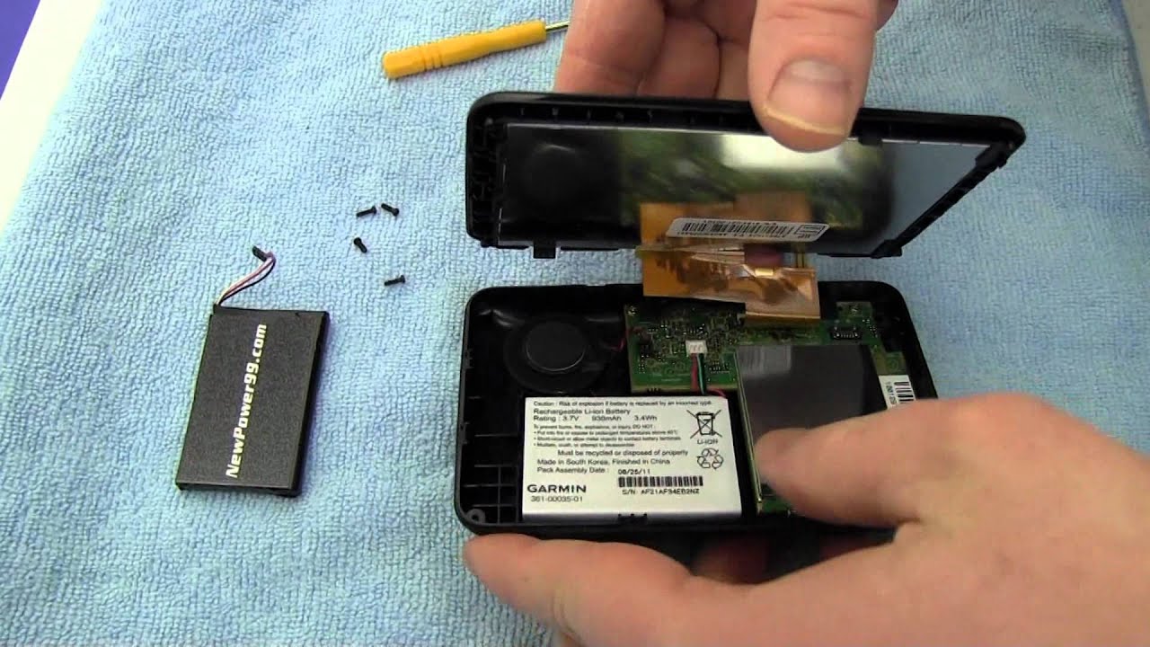 How To Replace Your Garmin Battery - YouTube