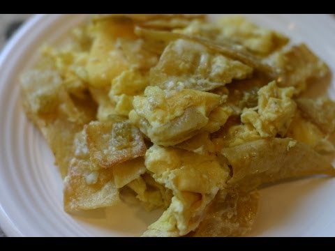How To Make Migas - Mexican Eggs and Tortillas by Rockin Robin