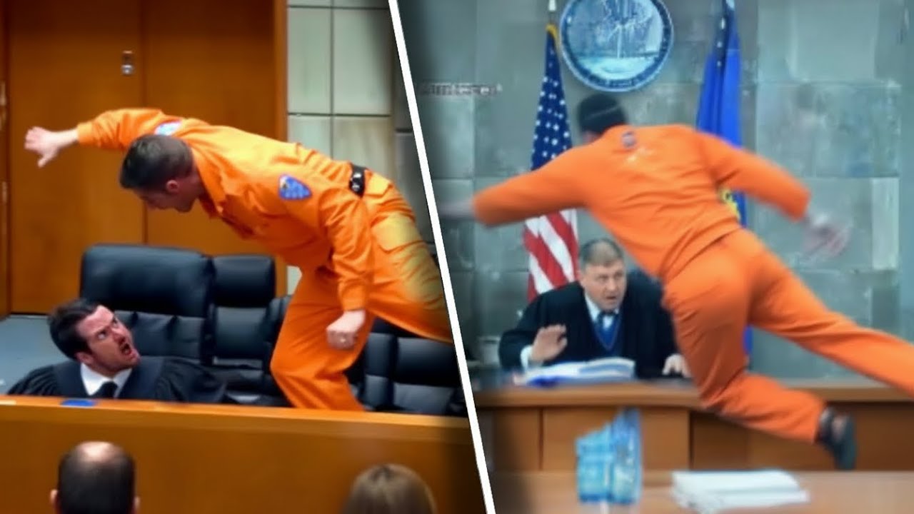 Convicts ATTACKING The Judge in Court | Shocking Courtroom Violence Caught on Camera