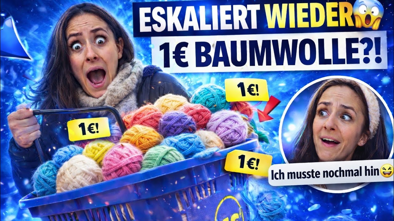 TEDI 🧶1€ 😱 100% BAUMWOLLE da musste ich nochmal hin