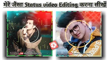 How to create trending whatsapp status video | Glitch effect whatsapp status | Editing | kinemaster