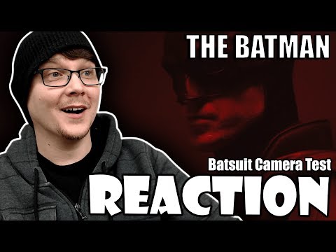 THE BATMAN - Robert Pattinson's Batsuit Reveal Reaction!