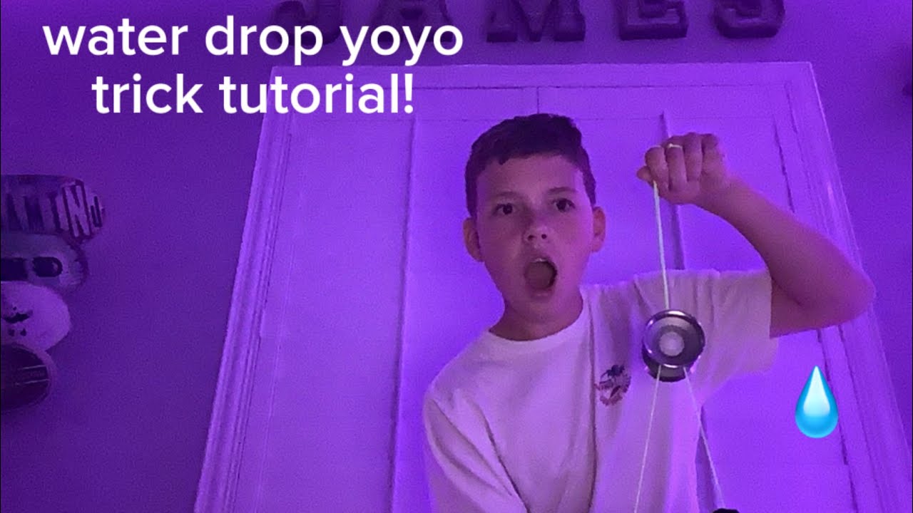 water drop yoyo trick tutorial!
