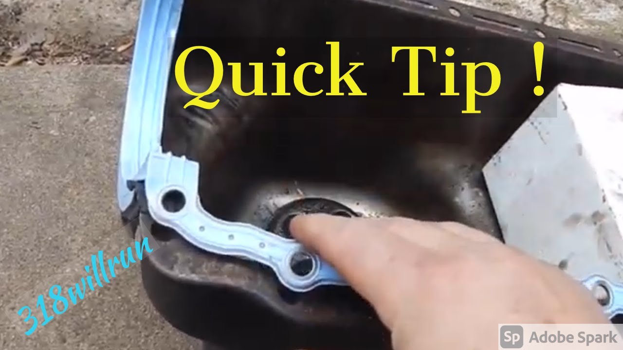 Oil Pan Removal/Install in the '89 Dodge Ram Van YouTube