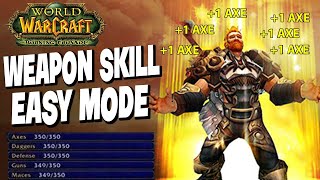 Wow Classic TBC- Easiest Way to level your Weapon Skill!