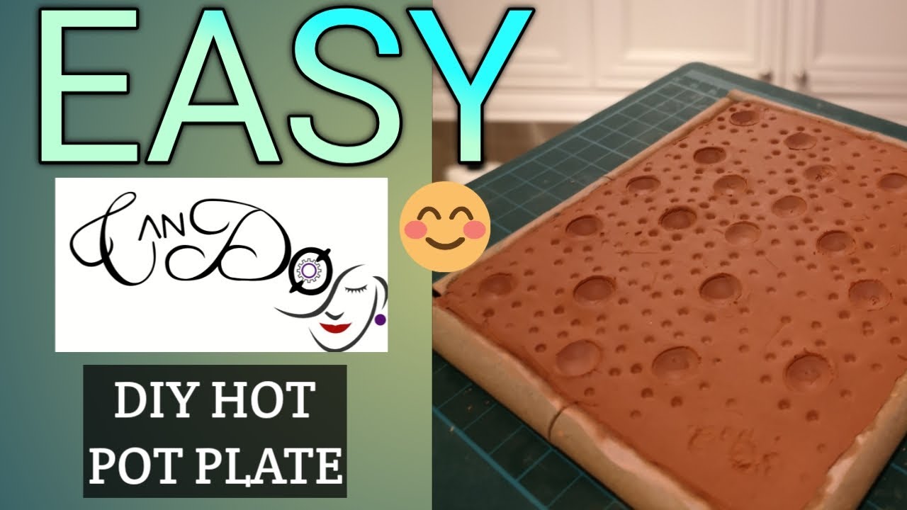 DIY Hot Pot Plate Holder Step By Step For Beginners Easy DIY Air Dry