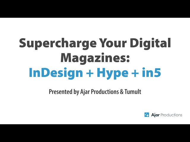 In5 - Digital Magazines, Mobile Apps, Web Banners, Microsites, & more from  InDesign