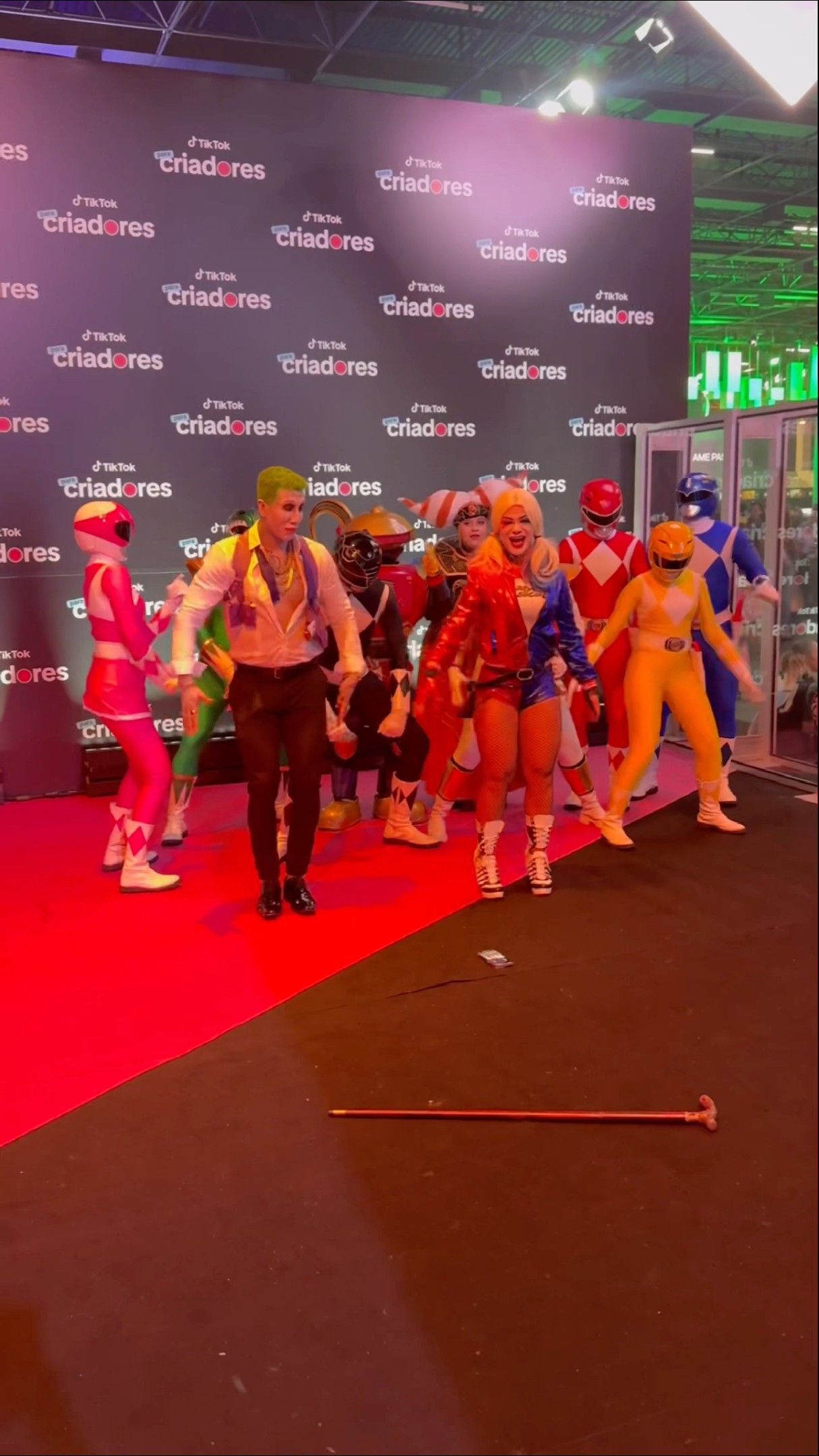 Wait ?️ Arlequina e Coringa com Power Rangers ?✨ @ApolloSant #entretenimento #powerrangers