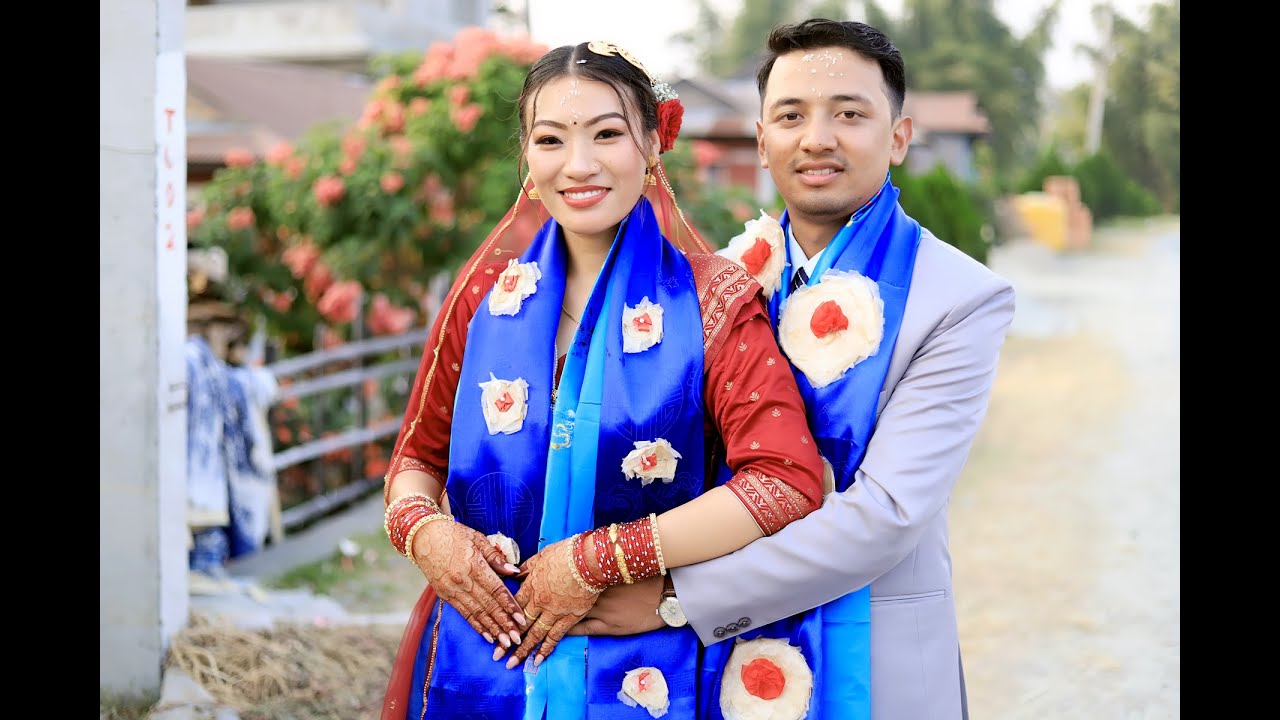 Bipan Weds Binita Full Wedding Video..... Lens Photo And Makeup Studio 9868339522