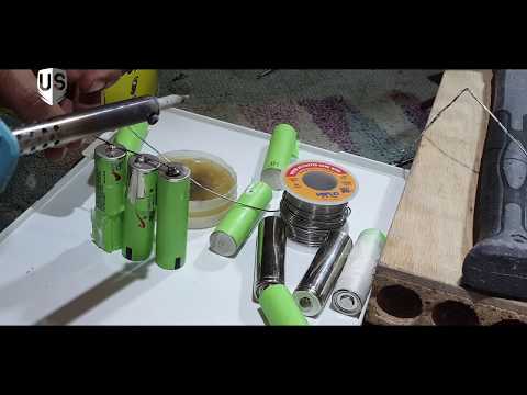 فيديو: كيفية لحام البطاريات