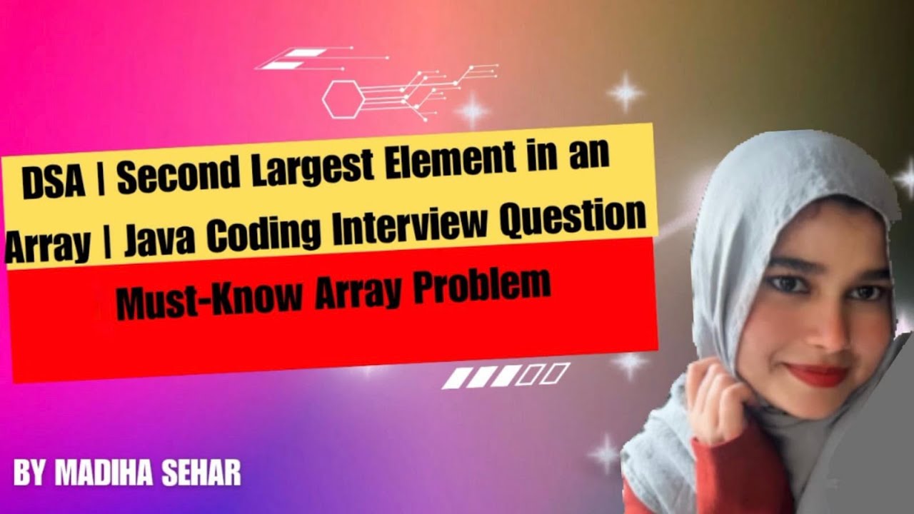 Find Second Largest Element in Array in Java | Step-by-Step Explanation ...