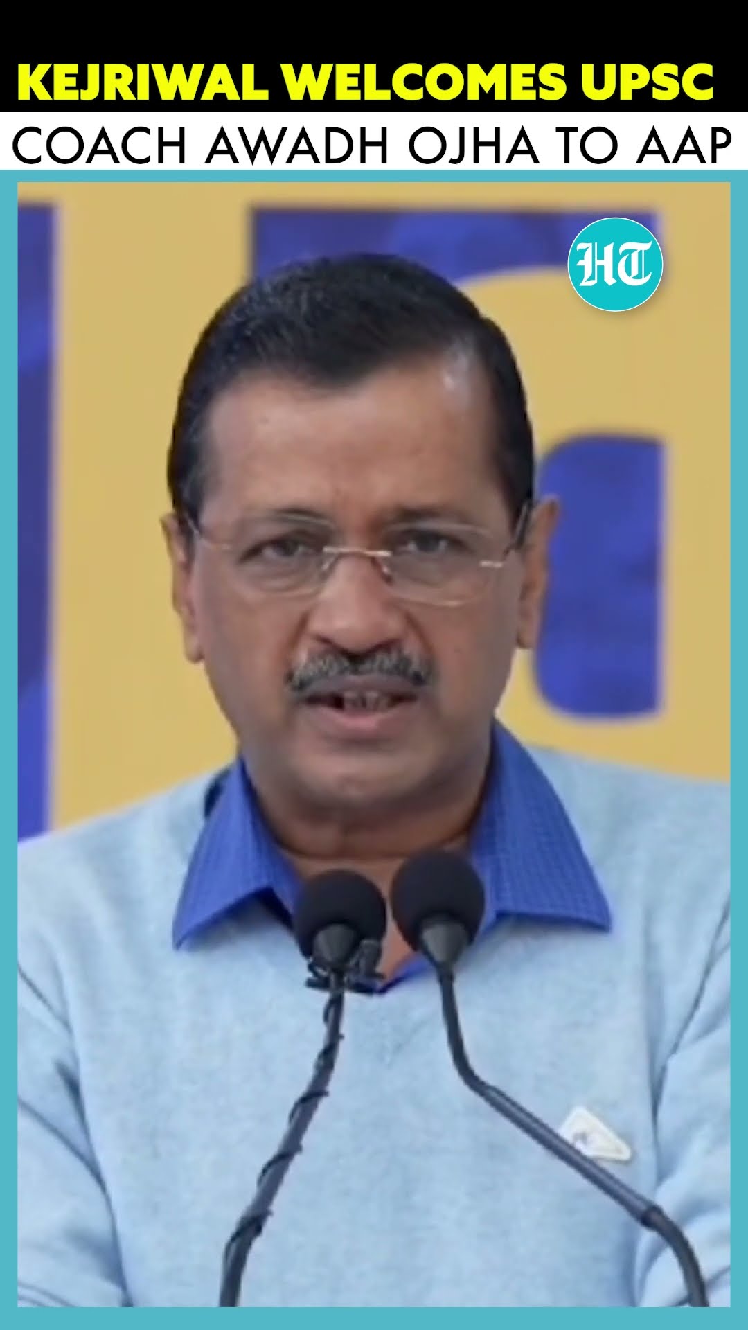 Top Educator Awadh Ojha Joins AAP, Kejriwal Pledges Education Overhaul In Delhi