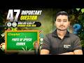 47 Most Important Questions 🔥 | Parts Of Speech And Gender | AMU/JMI Class 9th 2026