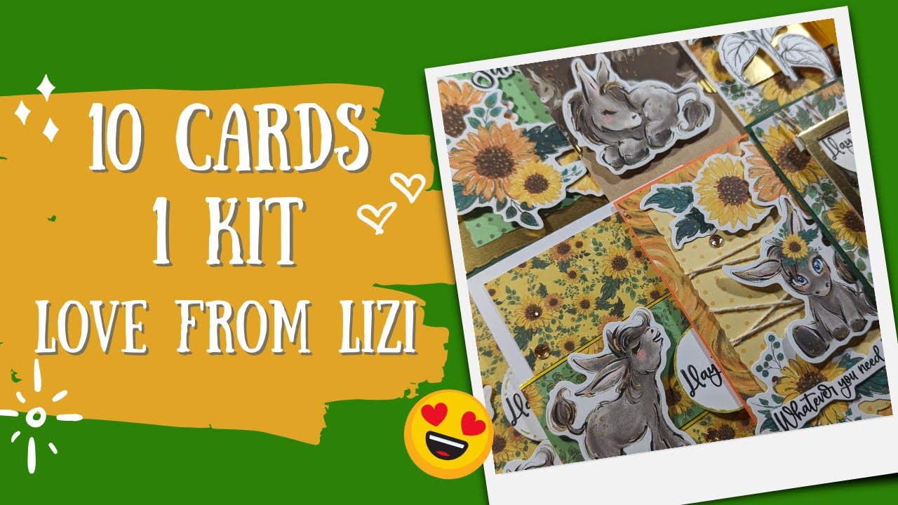 10 Cards 1 Kit |  Love from Lizi | January 2024 | Sending Sunshine