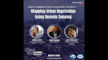 Earth Observation in Support of SDG11: Mapping Urban Deprivation Using Remote Sensing
