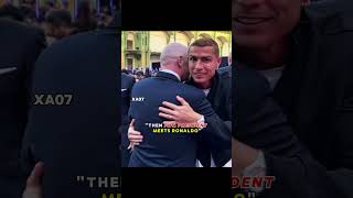 Ronaldo's Reaction To Fifa President🤯😂 #shorts #ronaldo #fifa #messi #shortsvideo