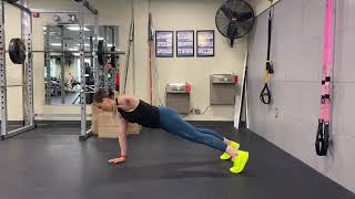 Plank with Airplane Arms (side view)