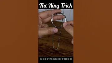 BEST Magic Tutorial The Ring Trick Magic Magictricks Short Shorts Magictutorial Ringtrick 