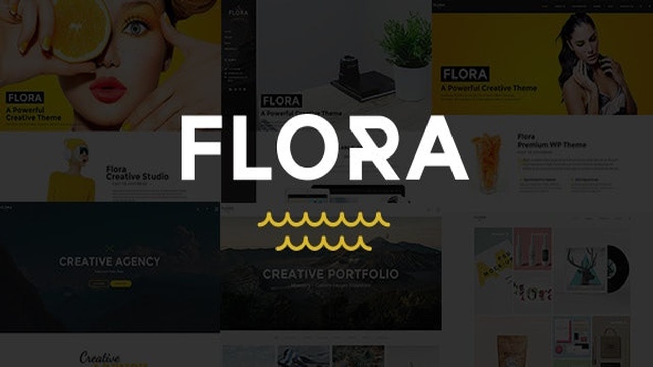 Flora - Responsive Creative WordPress Theme Free Download - YouTube