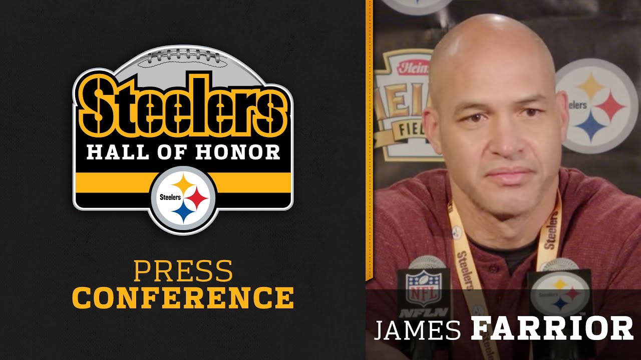Steelers Hall of Honor Press Conference: James Farrior | Pittsburgh Steelers