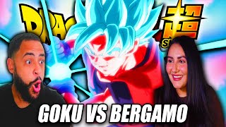 GIRLFRIEND'S REACTION TO GOKU VS BERGAMO! Dragon Ball Super Episode 81