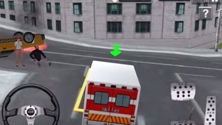 Best games of Simulation - Ambulance Rescue Driver 3d 2016 iPad Gameplay HD screenshot 3