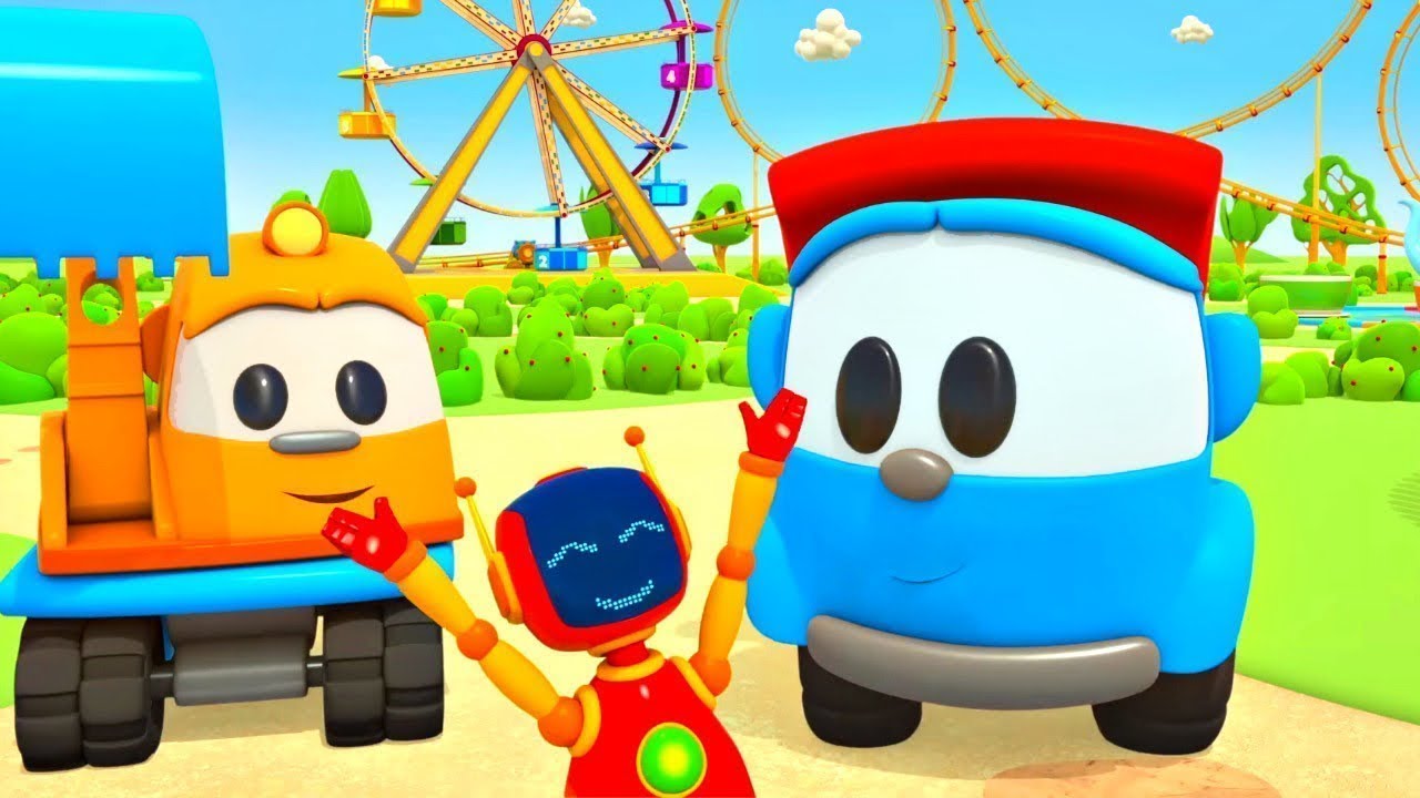 Zeichentrickfilm für Kinder Leo der Lastwagen baut ein