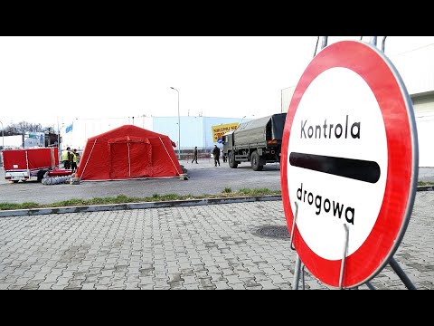 Kontrola sanitarna na granicy w Cieszynie / 11.03.2020