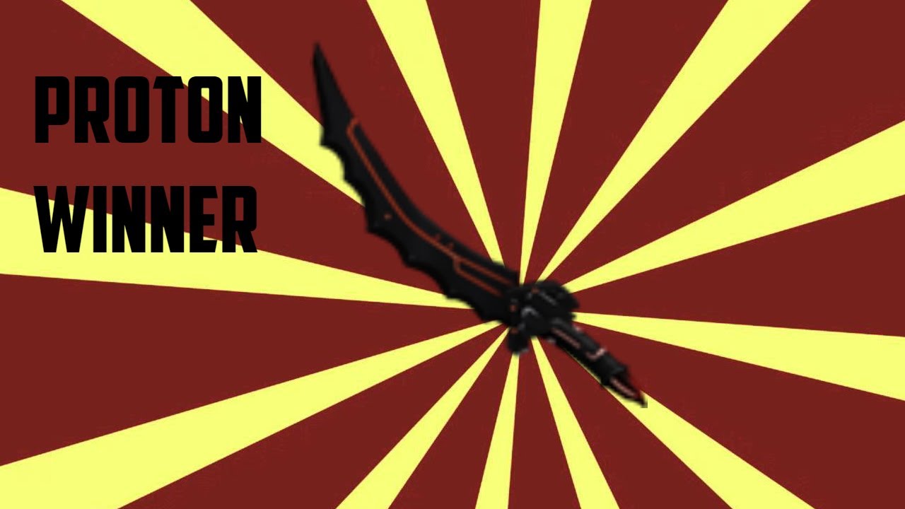 ANNOUNCING THE PROTON KNIFE WINNER!!! - YouTube