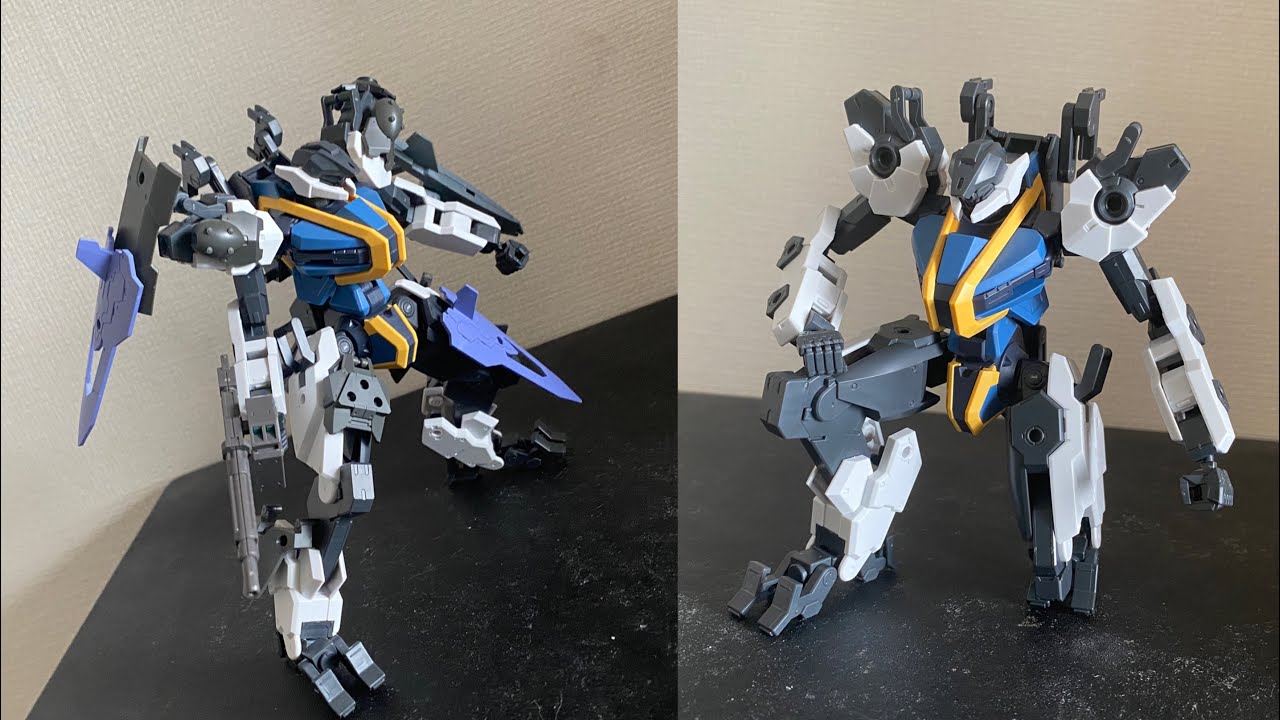 境界戦機　4点セット HG 境界戦機ウェポンセット4 マルチジョイントフレーム 素組み