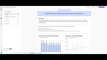 Build a Fuel Efficiency & Financial Performance Dashboard in 2 Minutes with AI - Bricks Tutorial