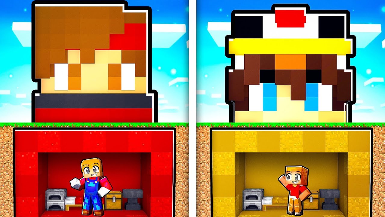 BASE SECRÈTE TALCADO vs BASE SECRÈTE SHADO sur Minecraft !