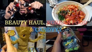 H & M Beauty Haul, Korean food & Candy!! | Juna Grace