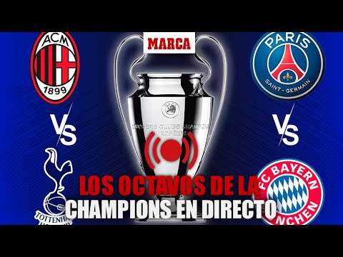 PSG-Bayern y Milan-Tottenham, octavos de Champions League EN DIRECTO