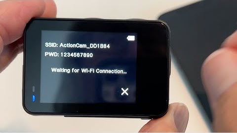 How connect wifi to Wolfang 4K 60fps GA420 Action Camera