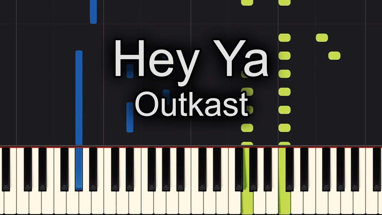 Hey Ya Outkast Piano Tutorial Synthesia Youtube - roblox music video hey ya by outkast