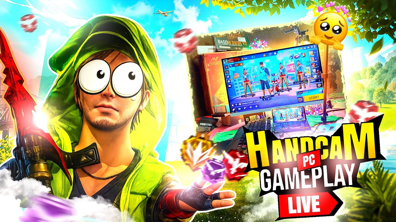 Snyder Gaming Live 🛑 Free Fire Handcam PC Gameplay 🖥️🔥 