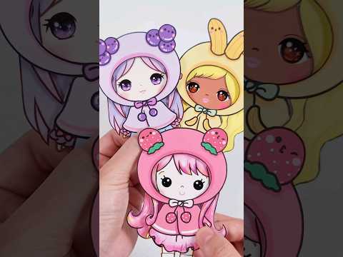 #<strong>grape</strong> #banana #strawberry  #shorts #diy #paperdolls #종이인형 #종이놀이