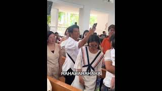 Child engages in adorable chat with priest during baptism in Tanza, Cavite