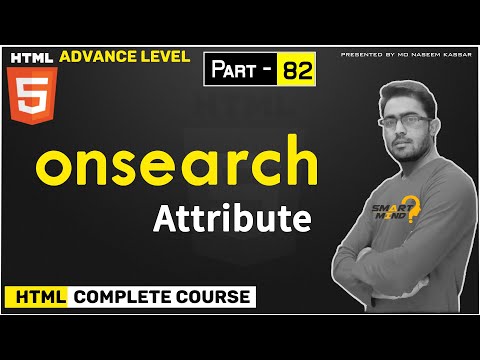 82. What is onsearch attribute and how to use onsearch attribute for beginners in hindi html