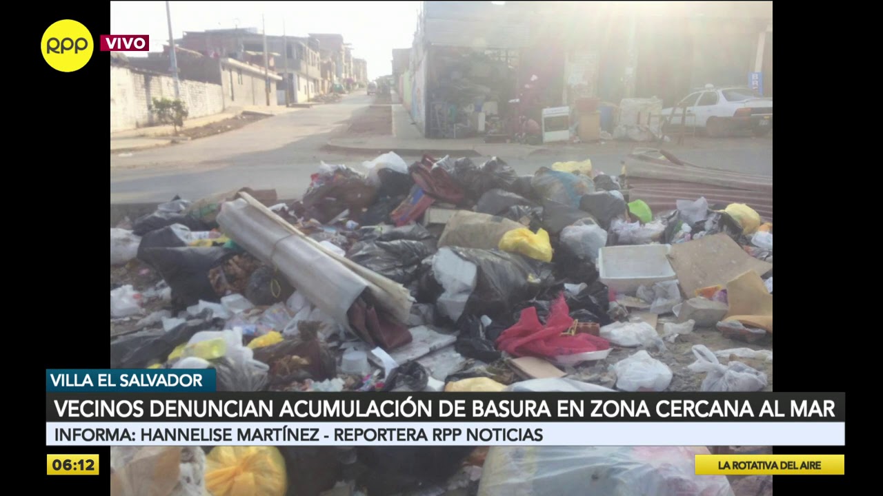 VES: vecinos denuncian acumulación de basura en varios puntos del ...