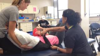 Spinal extension in sitting, Reflex: STNR supine to sit