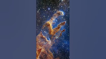 Most Detailed & Sharpest Image of The Pillers of Creation By Webb Telescope Ever Shared, #shorts