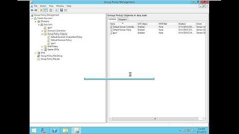 Gpo backup and restore in server 2012 R2