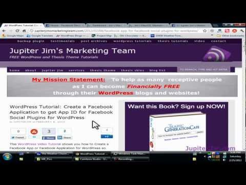 WordPress Tutorial: Add "Facebook Fan Page LIKE Box" to your WordPress Blog or Website