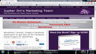 WordPress Tutorial: Add Facebook Fan Page LIKE Box to your WordPress Blog or Website