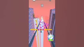 roof rails level 104 short video like and subscribe #games #gaming #shorts