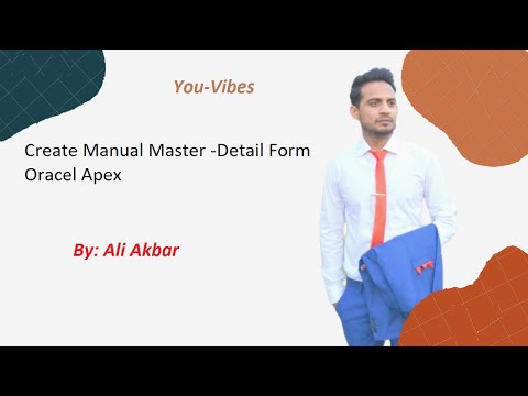 How to Create Master Detail Form Manual   In Oracle Apex | Oracle Apex Tutorial Lecture 34