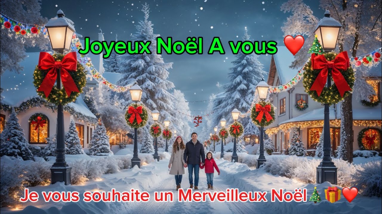 Joyeux Noël | Chansons de Noël | Beautiful Christmas Songs in French🎄❤️ 