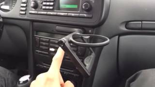 Saab 9-3 cup holder in dash